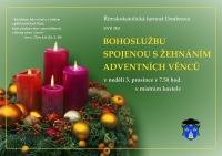 Mše ke sv. Barboře a žehnání adventních věnců
