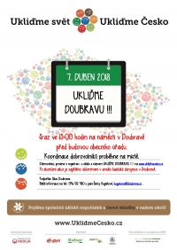 Také letos uklidíme společnými silami Doubravu