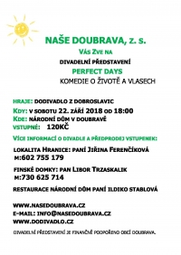 Divadelní představení v Národním domě v Doubravě.