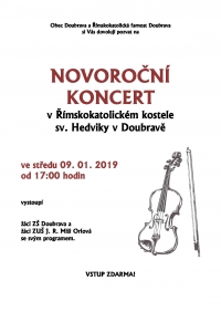 Pozvánka na Novoroční koncert