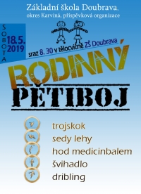 Základní škola zve na Rodinný pětiboj