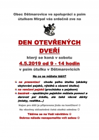Den otevřených dveří v psím útulku
