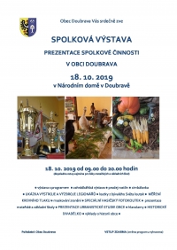 Spolková výstava v Doubravě