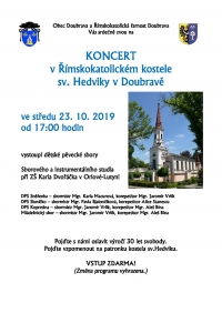 Pozvánka na koncert