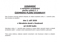 Veřejné projednání územního plánu se uskuteční v září