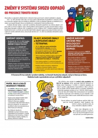 NOVÝ SYSTÉM SVOZU ODPADŮ A NOVÝ SBĚRNÝ DVŮR