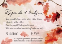 Zápis do první třídy