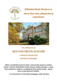 Den otevřených dveří na základní škole