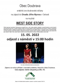 Zájezd pro občany obce do divadla - WEST SIDE STORY
