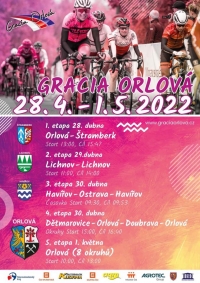 Pozvánka na závod Gracia Orlová 2022