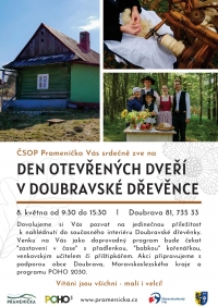 Den otevřených dveří dřevěnky