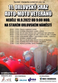 11. ORLOVSKÝ SRAZ AUTO-MOTO VETERÁNŮ