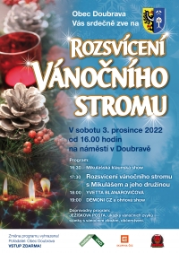 ROZSVÍCENÍ VÁNOČNÍHO STROMU 2022
