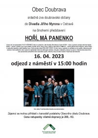 Jarní divadelní představení - Hoří, má panenko